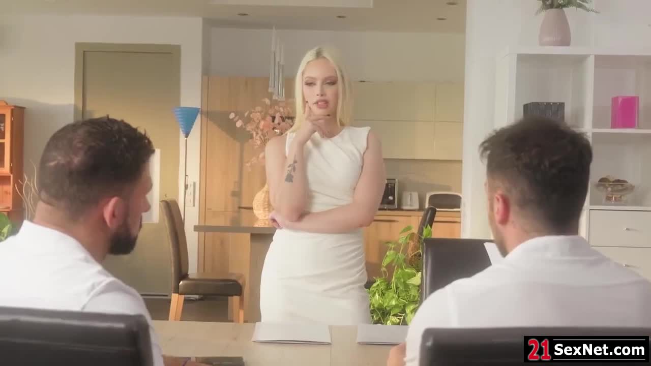 Big tits blonde teacher dp fucked by her co workers - ePornhubs