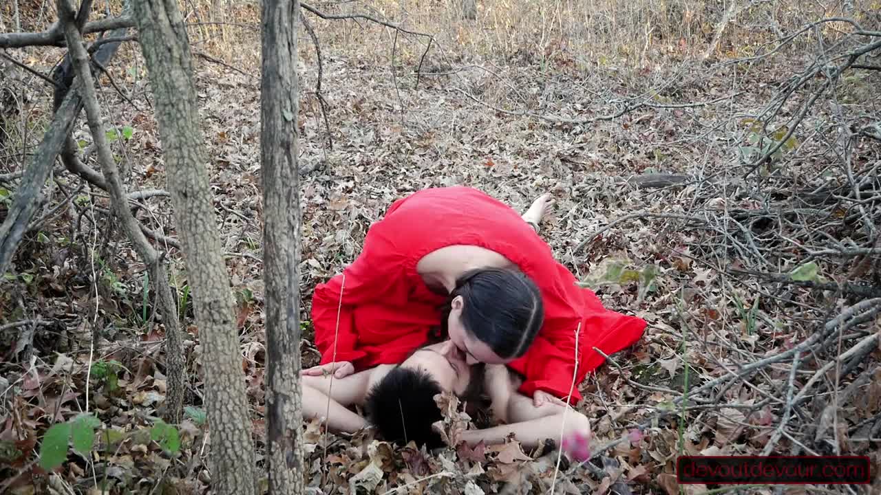 Devoutdevour - Little Red Chemise： Hairy peasants have historical hump in cold woods - ePornhubs