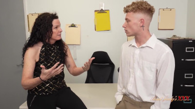 Beth Mckenna - Beth McKenna Teaches Her Young Intern A Valuable Lesson In Fucking