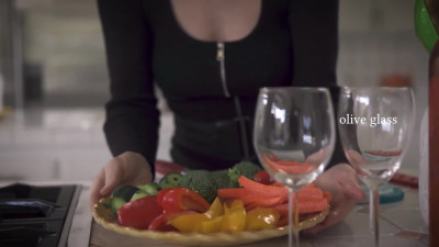 Olive Glass - Protecting Mom