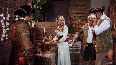 Trina Michaels Raided By A Bunch Of Pirates