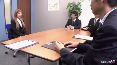 Orgy for Japanese Office Girl