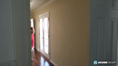 Milf Redhead Amber Dawn fucked by step son upscaled to 1080p