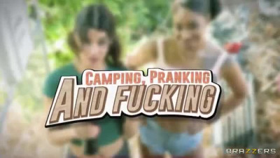 Brazzers Exxtra  Brazzers - Lala Ivey, Kylie Rocket, Van Wylde Camping, Pranking And