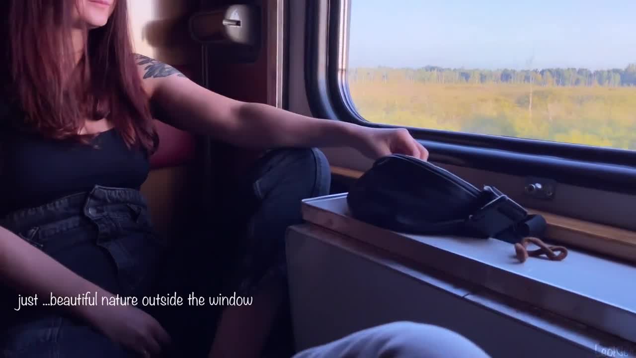 Leokleo - Blowjob And Sex On The Train From A Girl In The Carriage With Conversations - ePornhubs