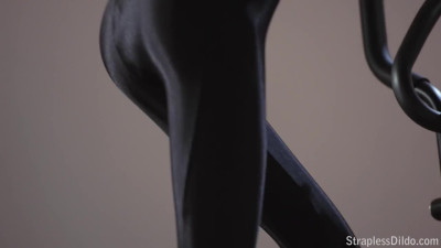 StraplessDildo - Mia and Noelle Zentai Suit Sheds Like a Sexy Second Skin