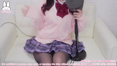 Cosplay ASMR Cheeky cosplay streamer Rizuna-chan puts you to sleep with ear licking A