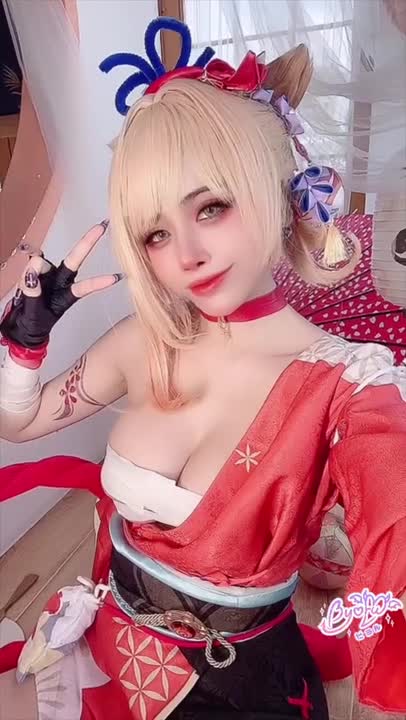 Genshin Impact Yoimiya Cosplay - Byoru - ePornhubs