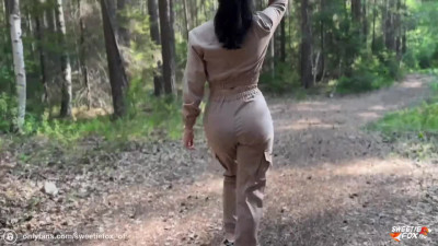 Beautiful Mysterious Stranger Called To The Forest To Hard Fuck