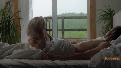 bonniealex - Mutual Masturbation And Sensual Sex During A Morning Rain